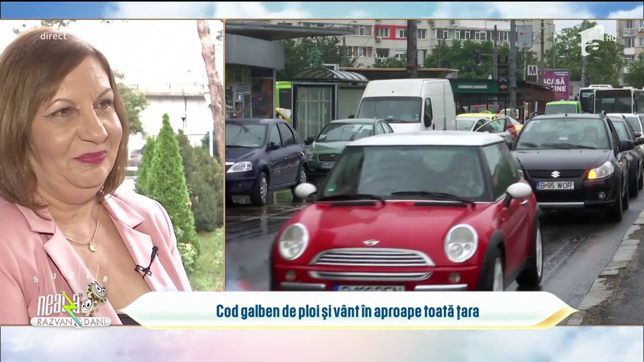 Prognoza meteo ANM. Cod galben de ploi și v&acirc;nt &icirc;n aproape toată țara
