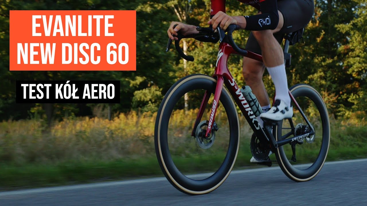 Evanlite NEW DISC 60 - lekkie karbonowe  koła aero  ? Test.