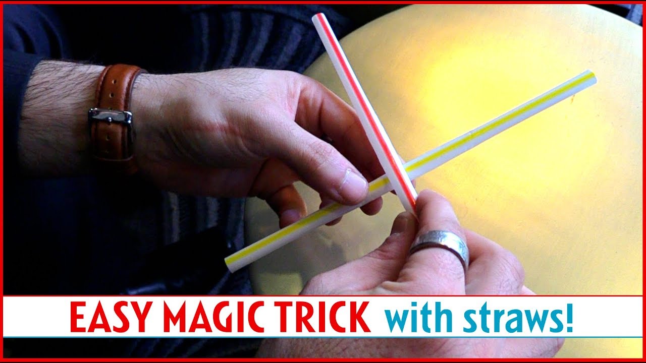 Easy Magic Trick with Straws!