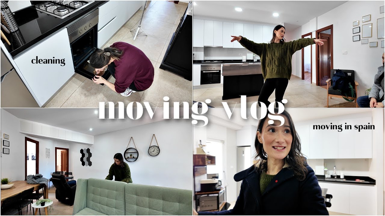 MOVING IN SPAIN VLOG | packing, deep cleaning