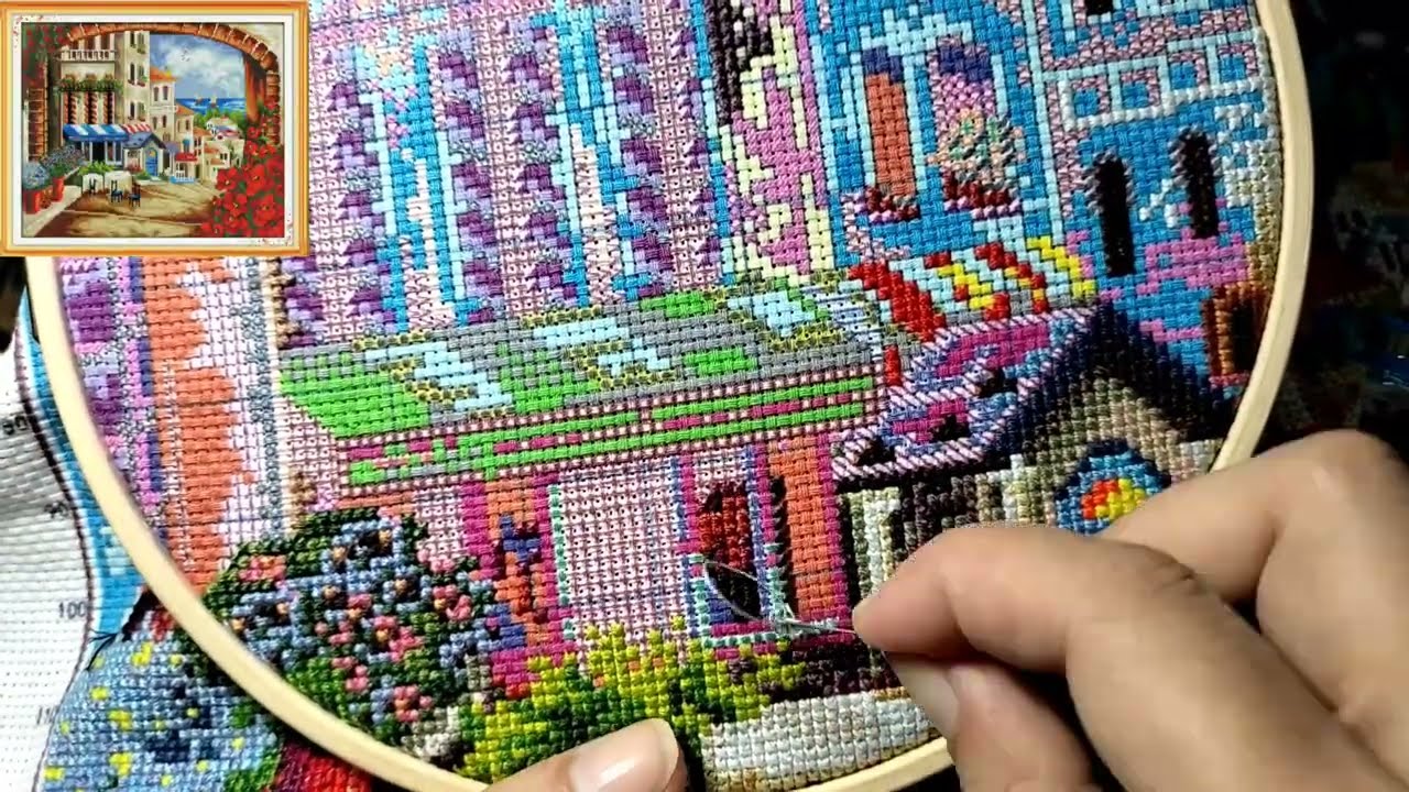 Flosstube #8 Cross Stitch timelapse | 