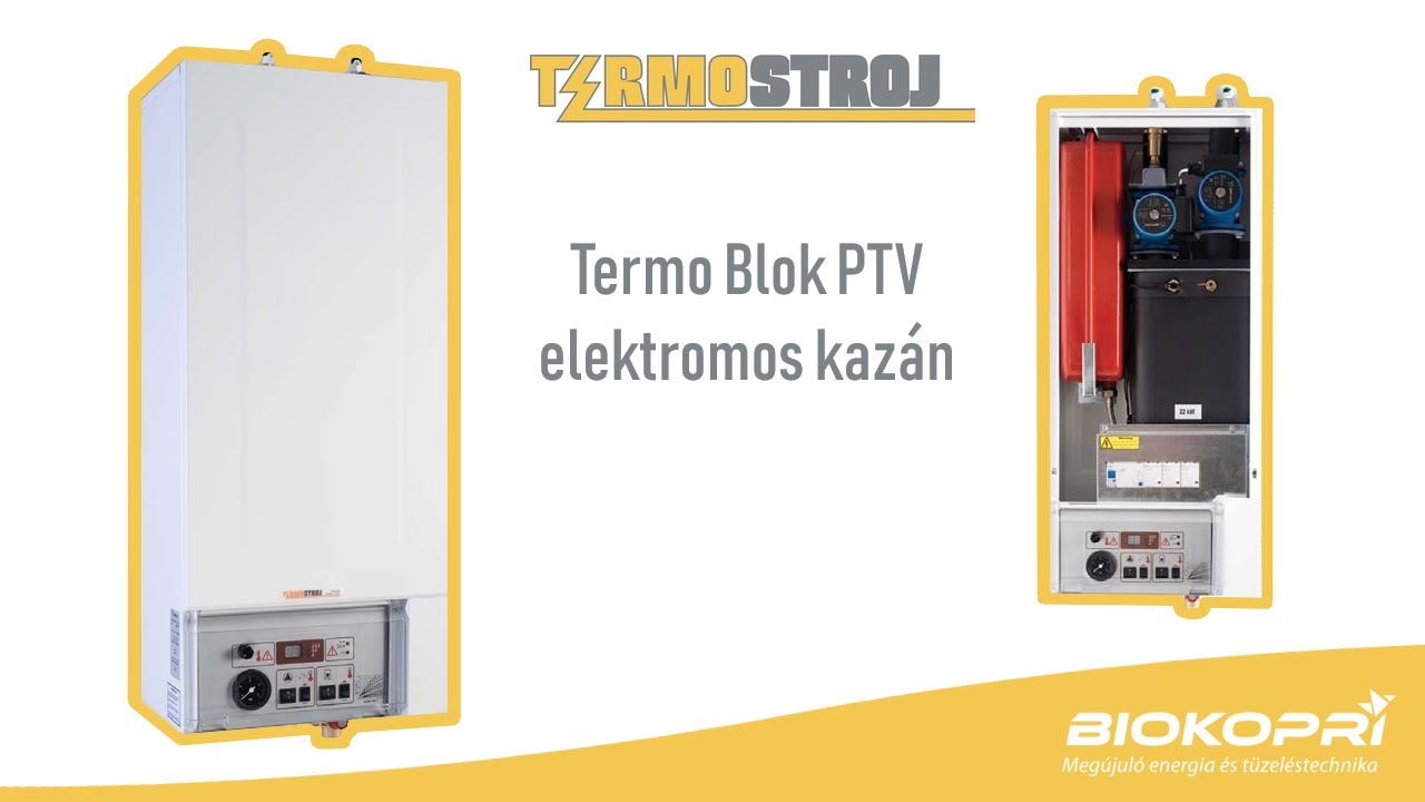 Termostroj Termo Blok PTV elektromos kazán bemutató