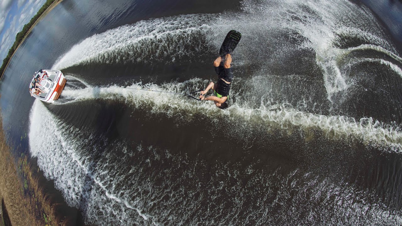 TRICKING WITH JOEL POLAND!!! Florida winter at Matt Rini's waterski school