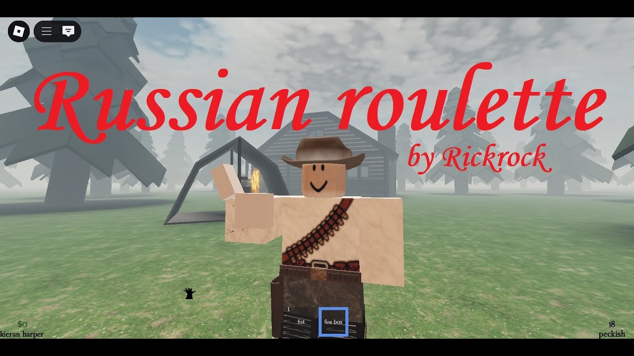 Russian roulette for Roblox cowboy game
