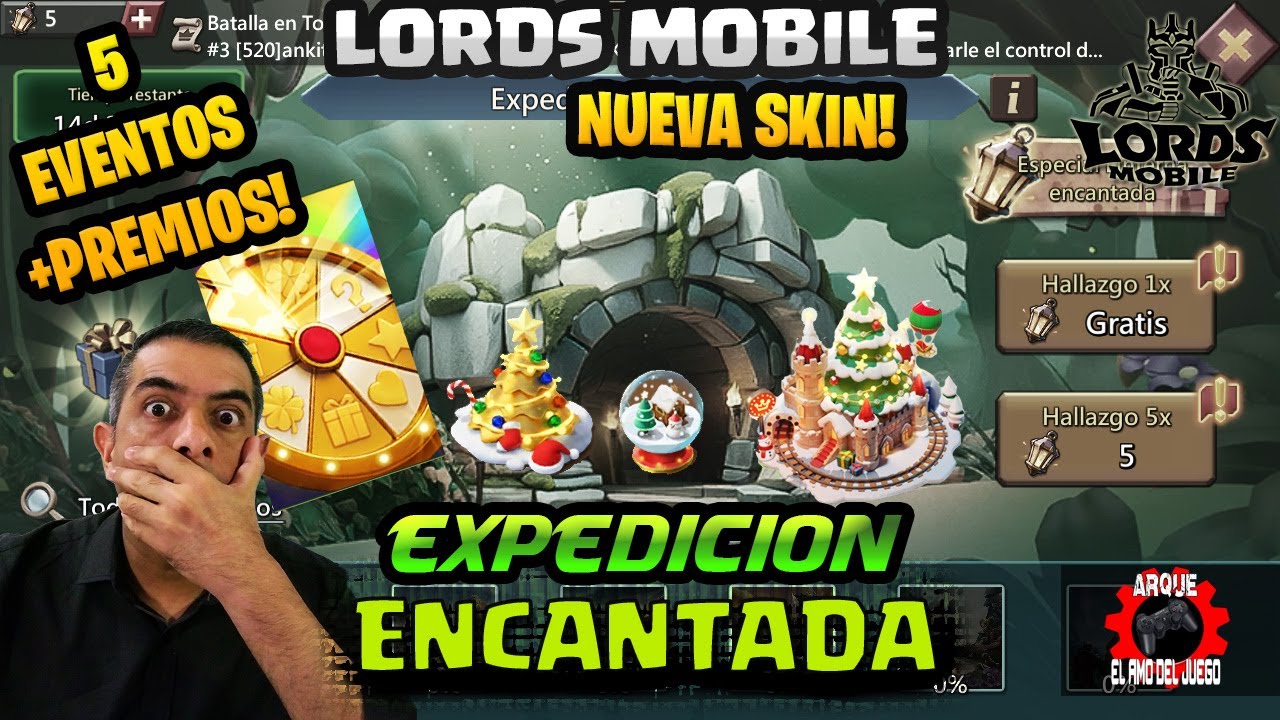 EXPEDICION ENCANTADA Y MAS EVENTOS ARQUE LORDS MOBILE 🤩✅🎀🎁