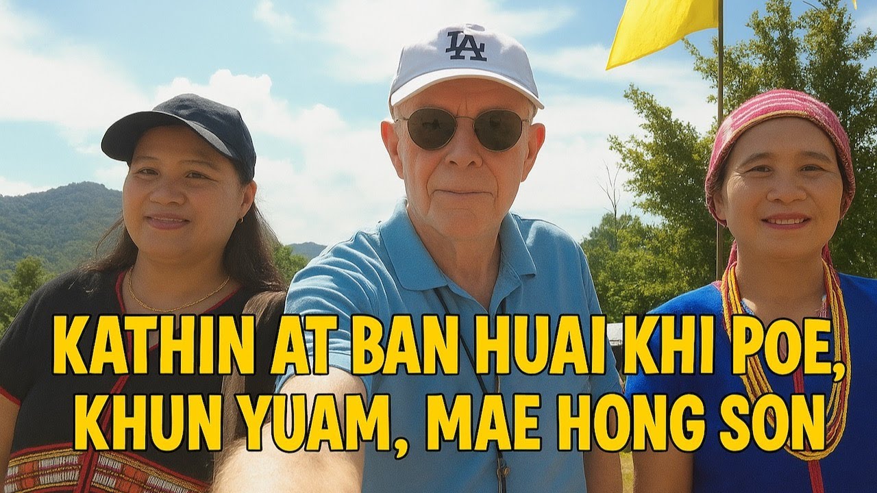Kathin celebrations at Wat Ban Huai Khi Poe
