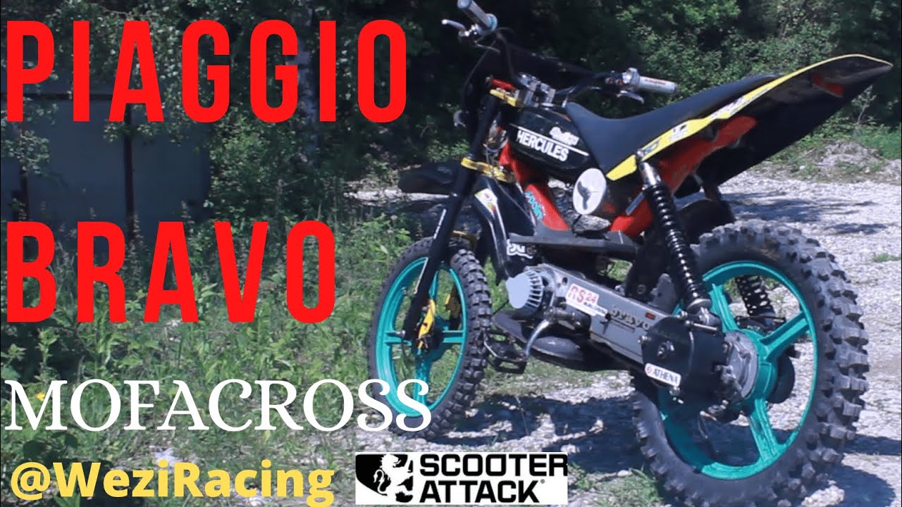 WeziRacing Probefahrt Piaggio Bravo Cross Umbau / Ob das gut geht :)