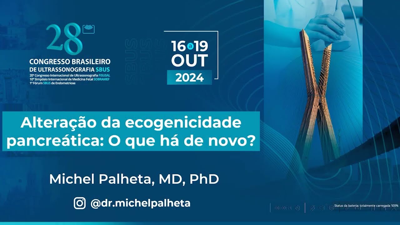 Esteatose Pancreática - Palestra de Ultrassonografia para médicos