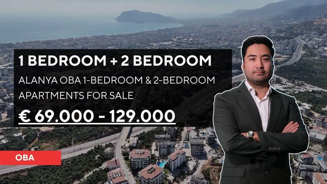 Alanya Oba 1 Bedroom Apartment For Sale | Alanya Oba 2 Bedrooms Apartment For Sale | 