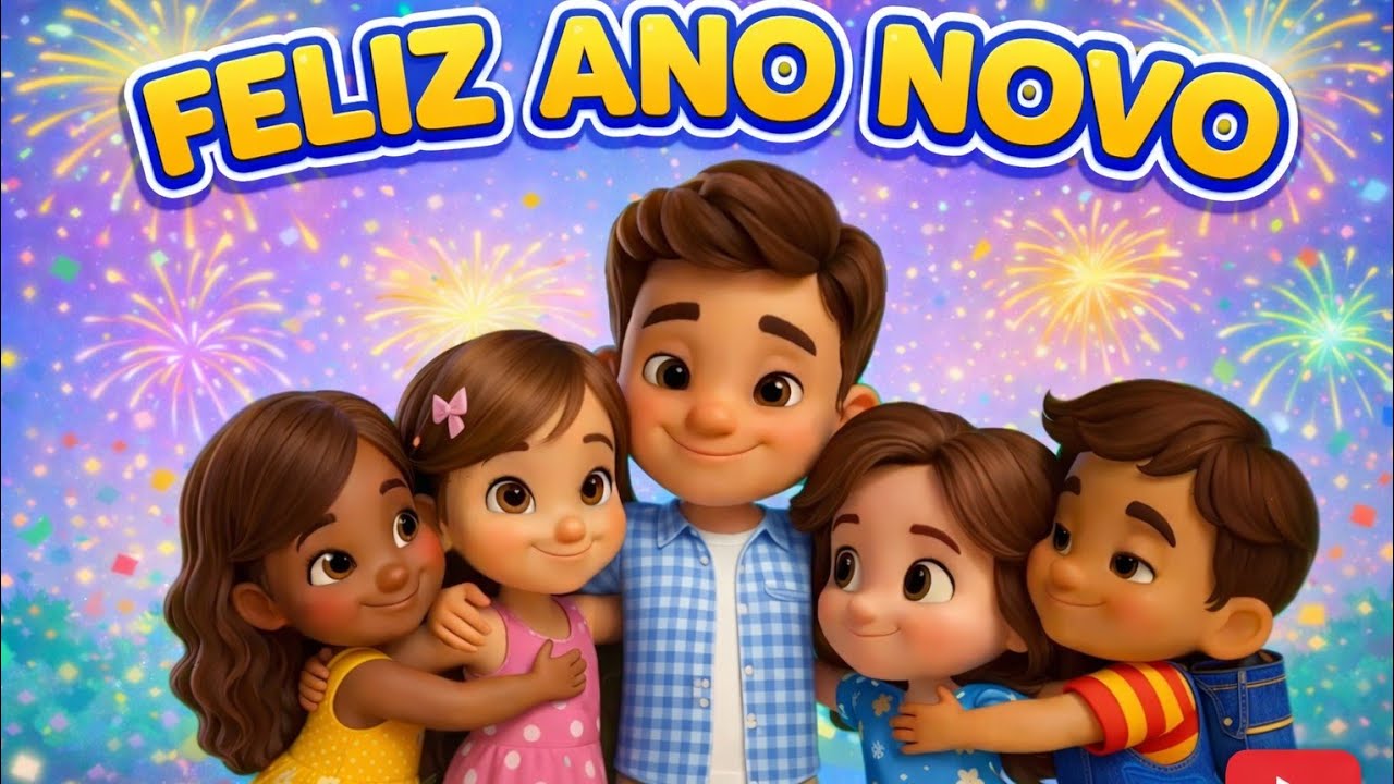 Pular correr dançar.  Canção de feliz ano novo! #infantil  #brincadeira #mundomágicodacirzinha 