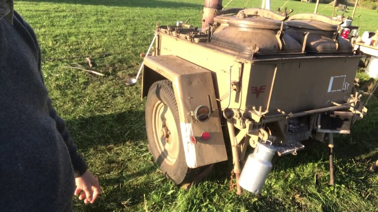 Overview of a WWII Czech Field Kitchen Used by the Germans in WWII