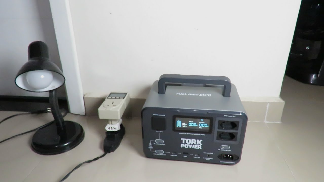Review Estação De Energia Gerador Portátil Tork Power 400w 256wh Bateria LIFEPO4 PS-400