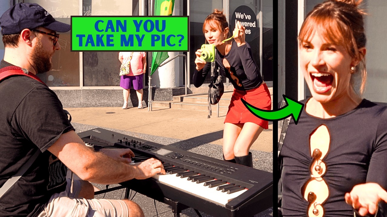 She LAUGHED at the “Tourist”…Then THIS Happened 😳🎹