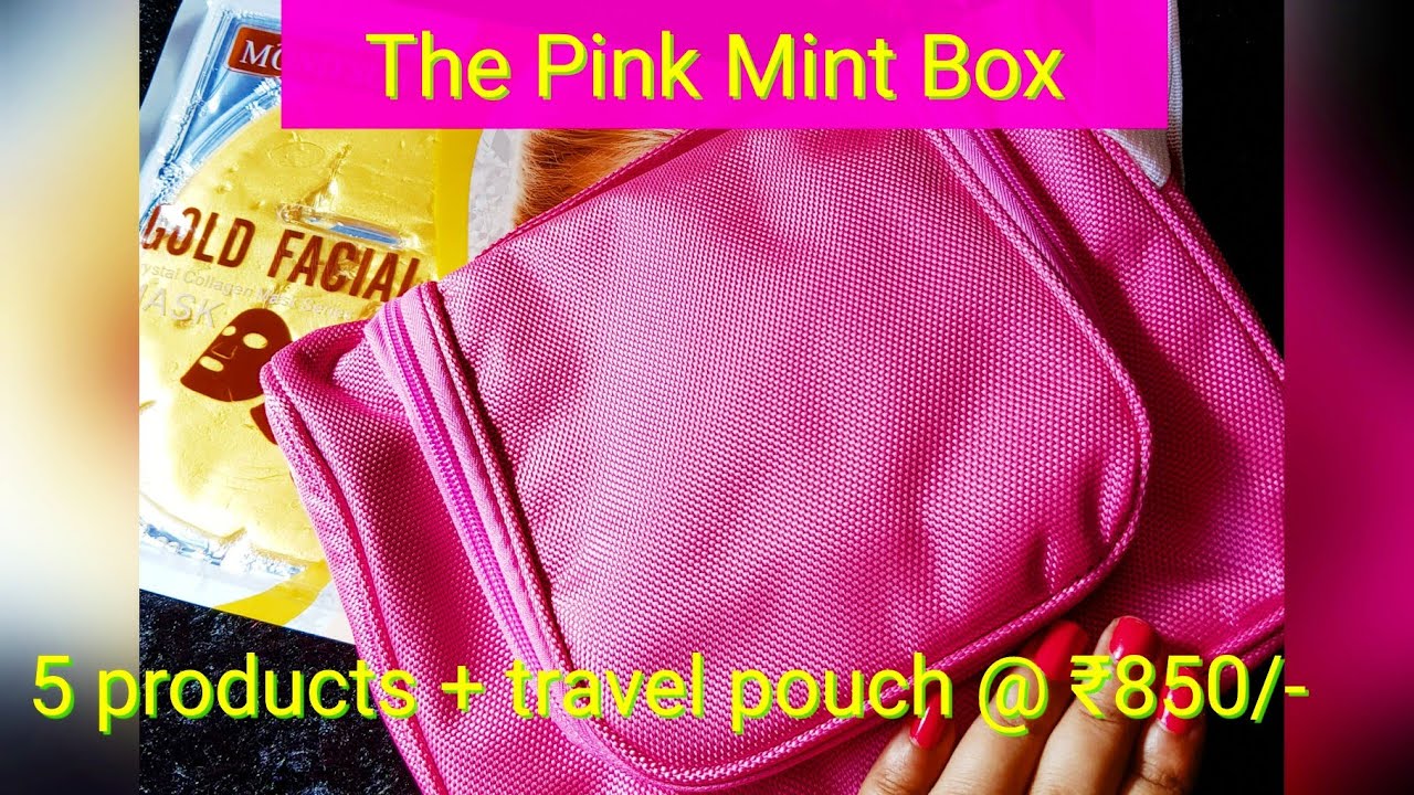 Pink Mint Box September | Organic Haircare Skincare & Bodycare
