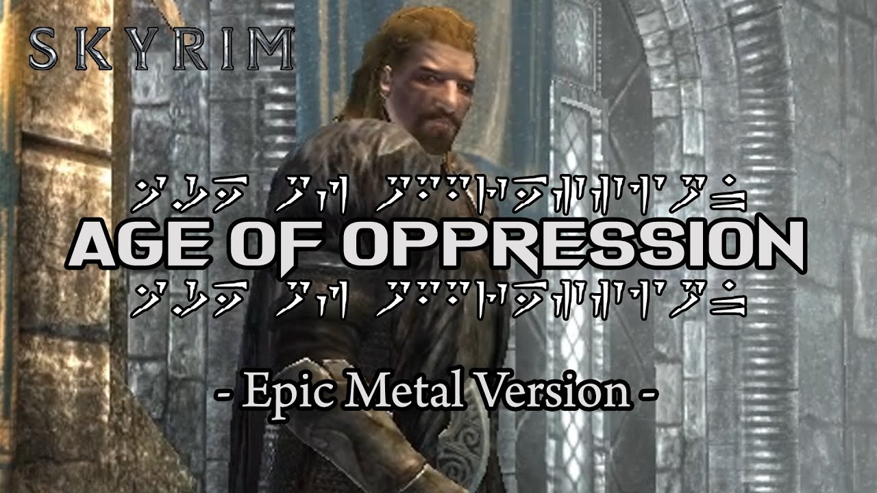 🔥 Skyrim - Age Of Oppression Epic Metal Version feat. Ulfric Stormcloak | One Man Choir