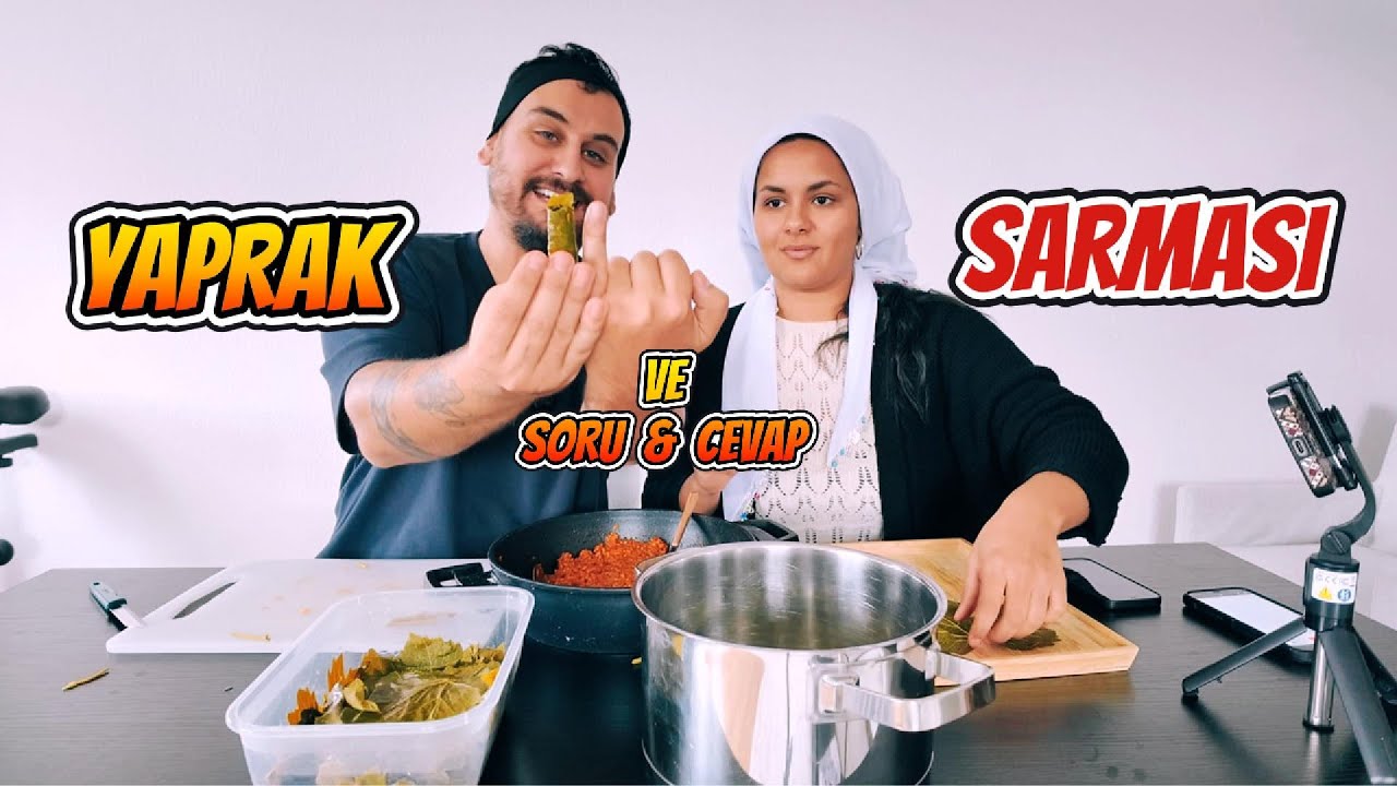 YAPRAK SARMASI SARARKEN SORU CEVAP YAPTIK.