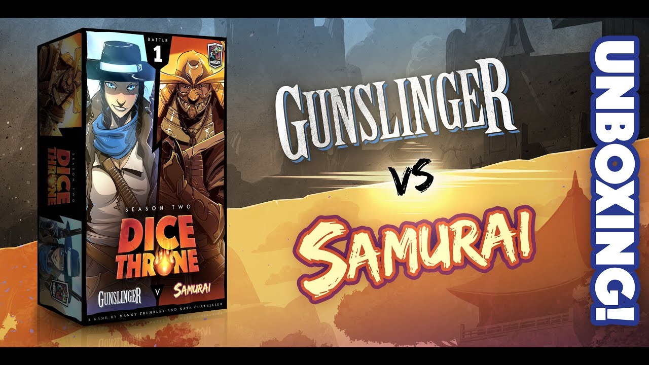 Dice Throne - Season Two Unboxing: Samurai vs Gunslinger