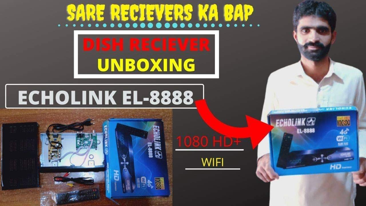 GX6605S UNBOXING ECHOLINK-EI8888  & FULL REVIEW NEW CHINA HD BOX MODEL | GOLDSHARING TV 2020