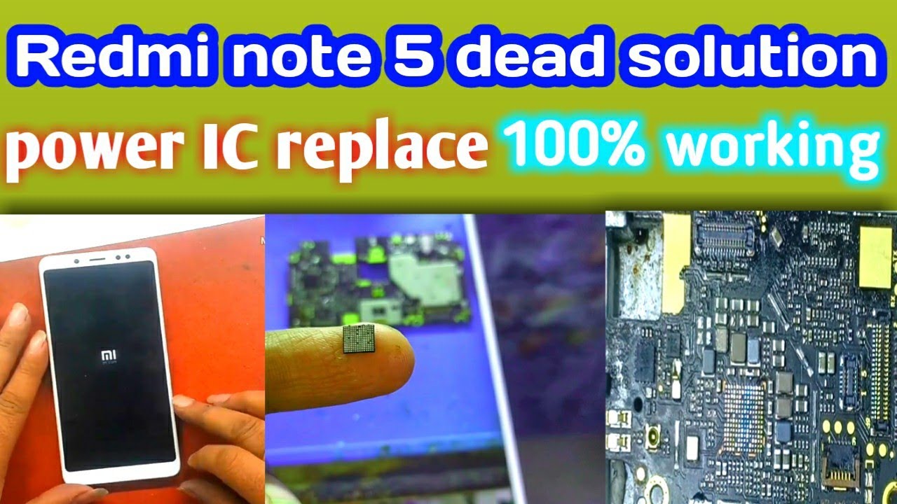 MI note 5 Dead || power IC Replacement || Nice Tech Bangla