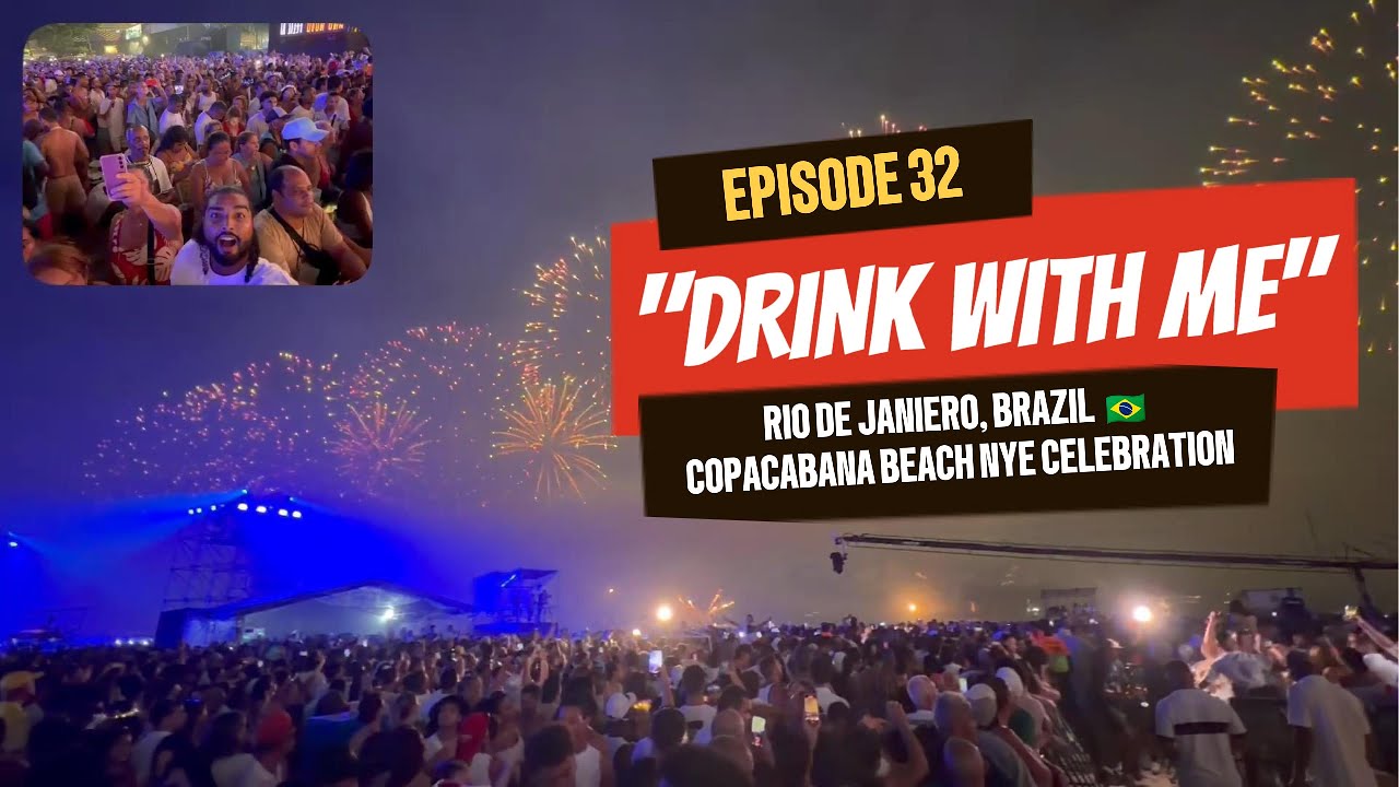 Copacabana New Year’s Front Row Caipirinha + Full Fireworks (in front of Copacabana Palace)