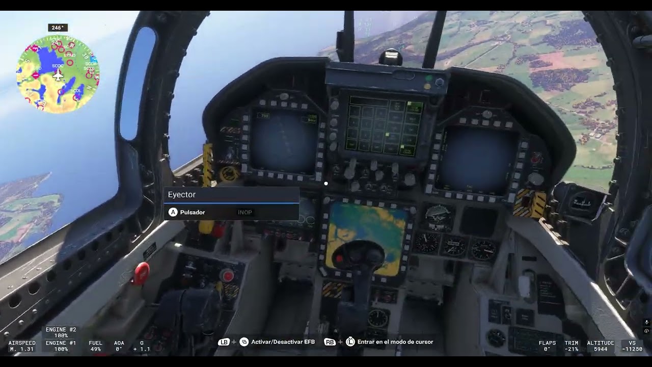 Microsoft Flight Simulator paseo por el lago llanquihue