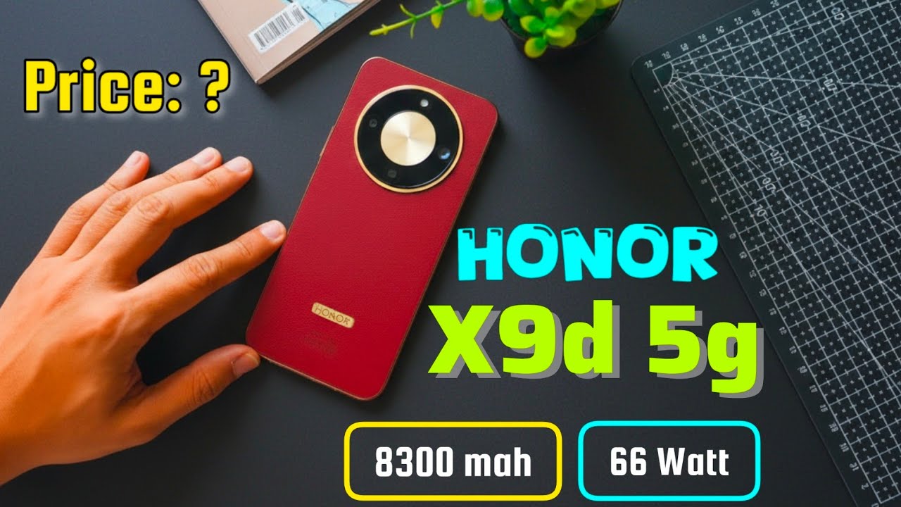 HONOR X9d 5G Unboxing || 8300 mah battery , 66 watt charger , snapdragon 6 gen 4 