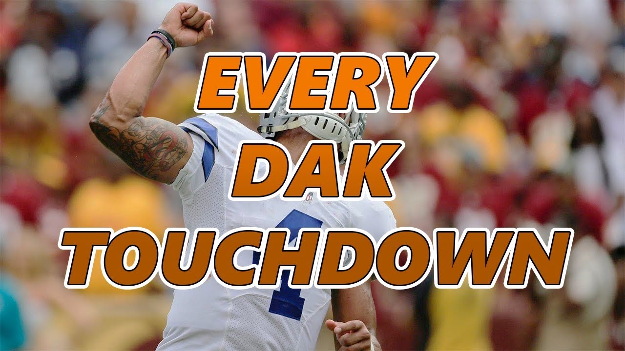 All 28 Touchdowns From Dak Prescott In 2018