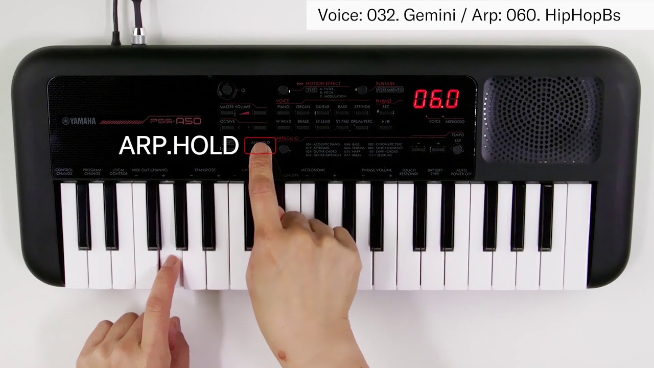 Yamaha PSS-A50: EDM sample.