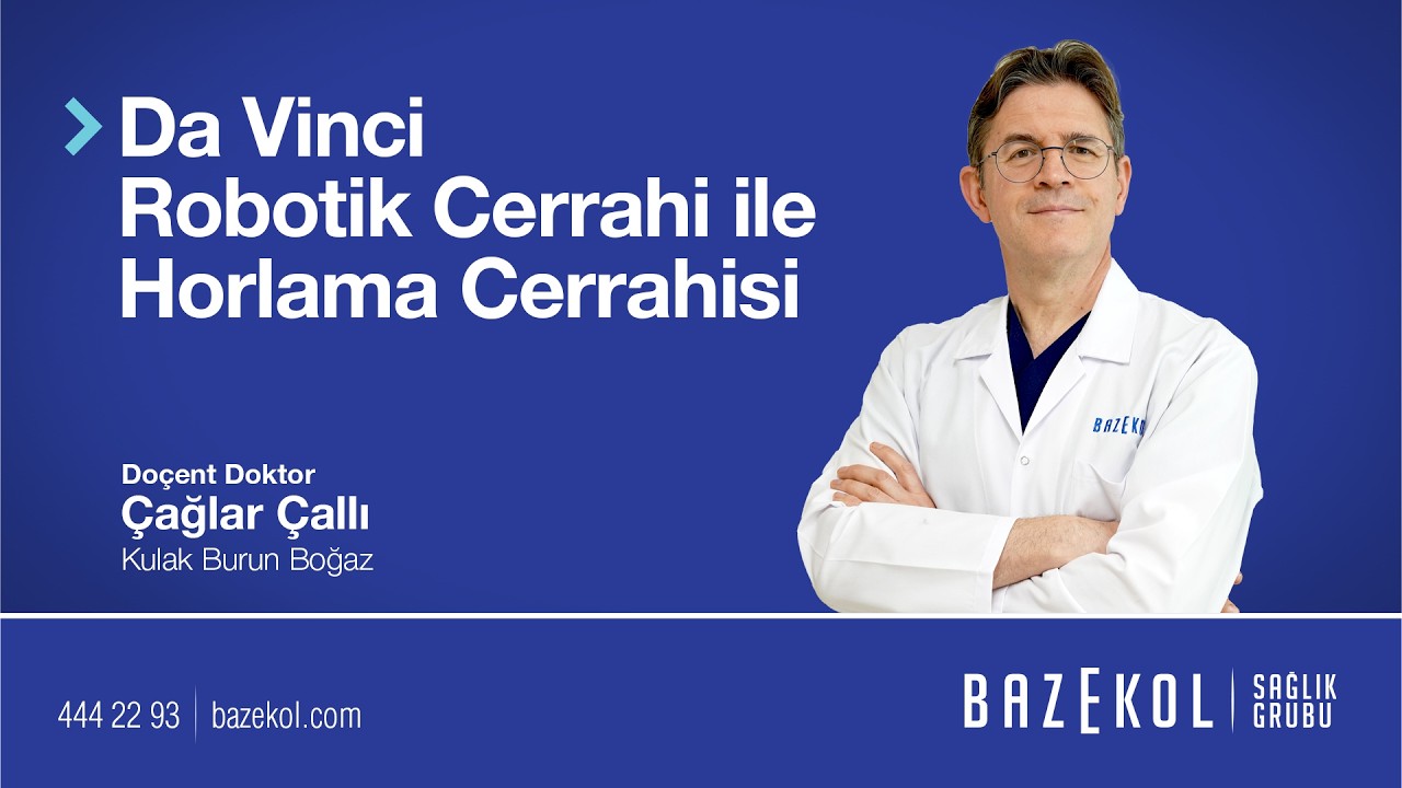 🤖  Da Vinci Robotik Cerrahi ile Uyku Apnesine Son! | Bazekol Sağlık Grubu