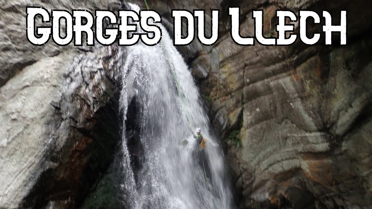 Aventura deportiva en el barranco Llech | Canyoning entre cascadas y toboganes naturales