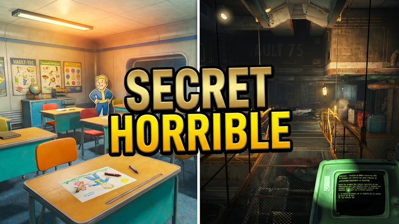 Fallout 4 VF abri 75 l'Objectif est l'élaboration d'un Génome Humain Supérieur