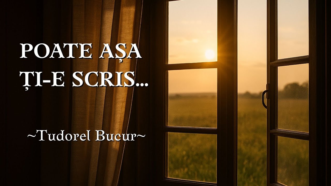 POATE ASA ȚI-E SCRIS - Tudorel Bucur
