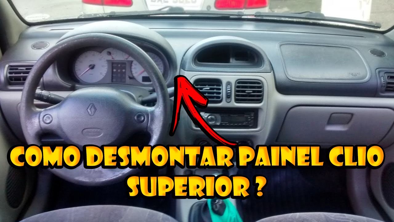Como Desmontar Painel Superior Renault Clio e Reparar Aterramento Painel K4M