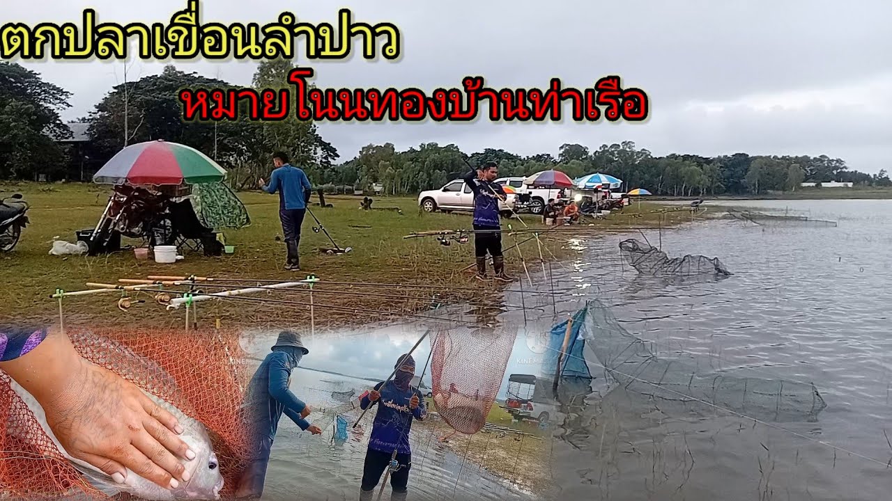 ตกปลาเขื่อนลำปาว หมายโนนทองบ้านท่าเรือตามหาปลานิลโบ้#สายล่าหน้าดินfishingthailand #ตกปลาเขื่อนลำปาว 