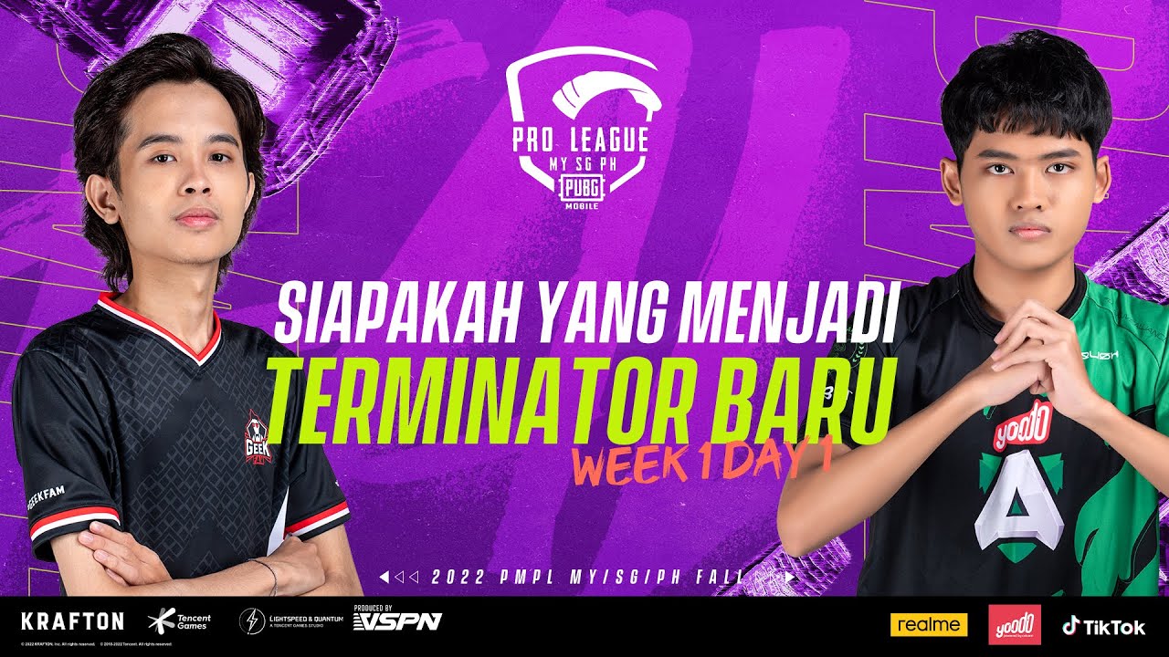 [BM] 2022 PMPL MYSGPH W1D1 | Fall | Siapakah yang bakal menjadi terminator yang baru?