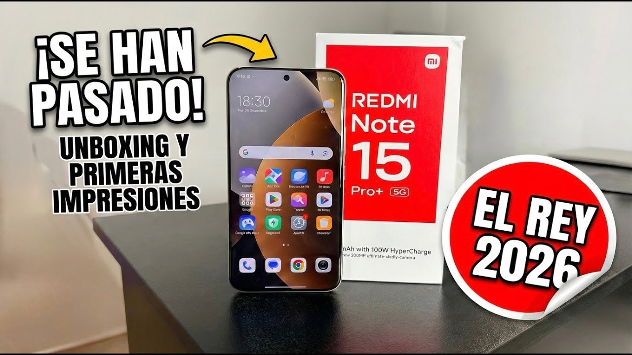 Xiaomi Redmi Note 15 Pro+ 5G | Unboxing y primeras impresiones ¿vale la pena? #RedmiNote15ProPlus