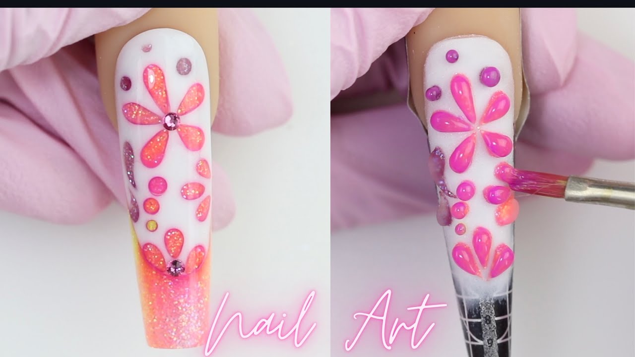 Uñas Down 3D 💅🏼✨ Nail Art