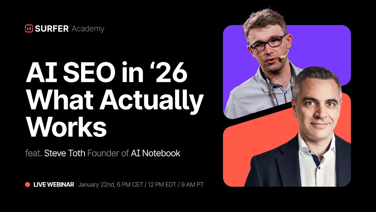 AI SEO After the Hype: What Actually Works in 2026 ft. Steve Toth, founder of AI Notebook