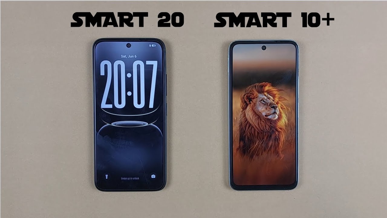 Infinix Smart 20 Vs Infinix Smart 10 Plus | Speed Test 