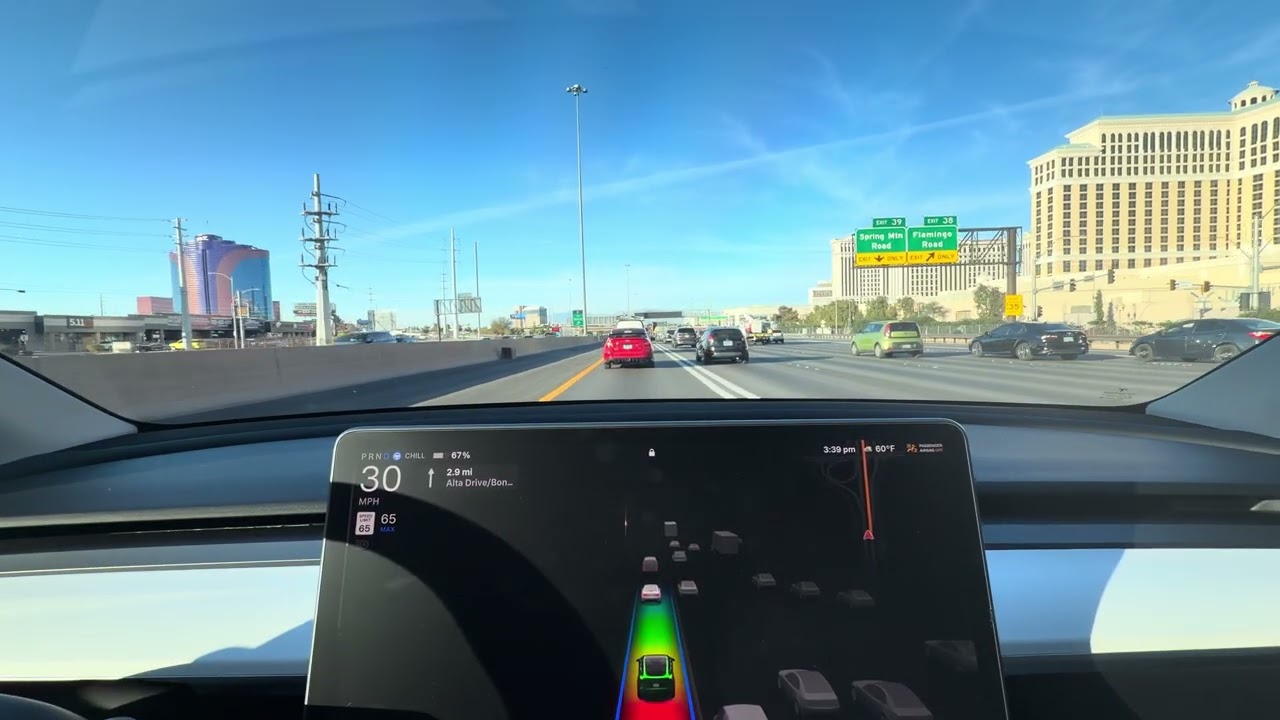 2023 Tesla Model Y - Las Vegas Afternoon Drive - January 27, 2026