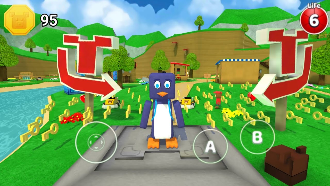 Penguin in Bear Village + Super Bear Adventure Gameplay Walkthrough