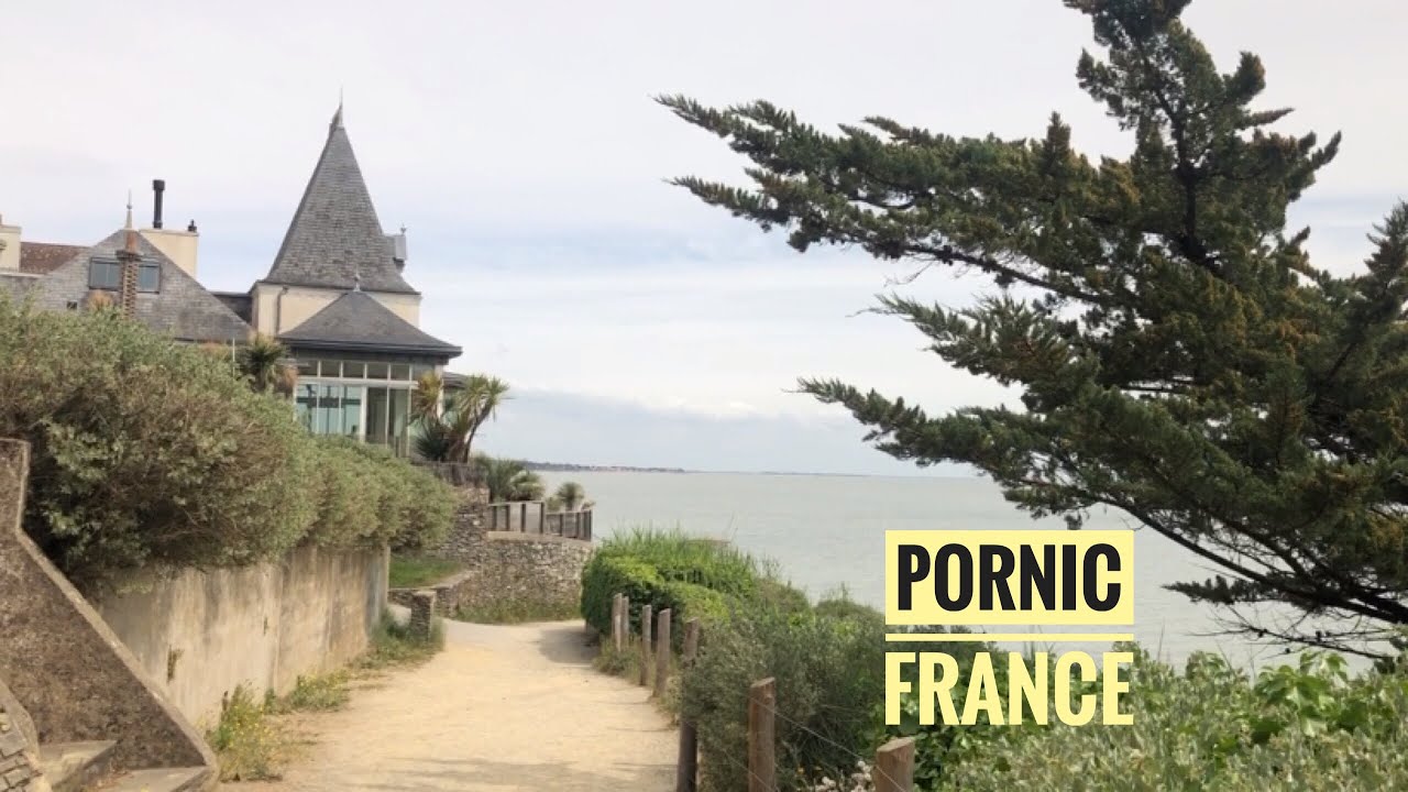 Walk along Pornic Coast II Pornic Loire Atlantique France || Jalan Santai di Pantai Pornic Prancis
