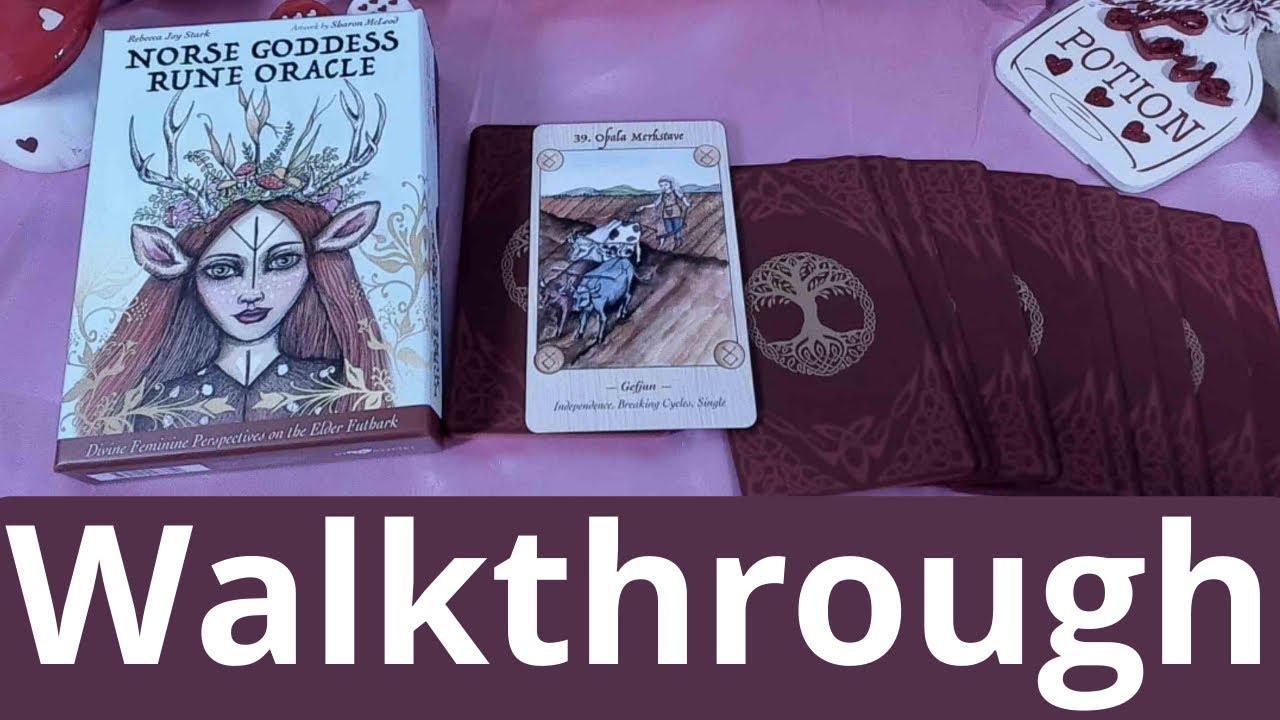 Norse Goddess Rune Oracle By Rebecca Joy Stark & Sharon McCleod