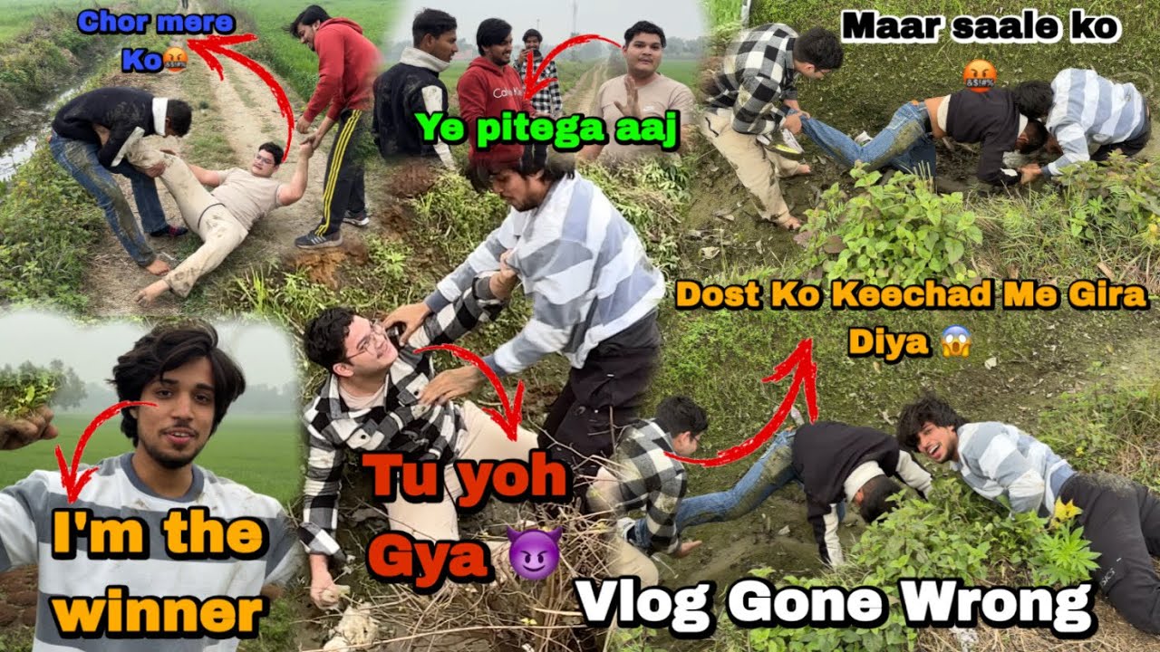 Dost Ko Keechad Me Gira Diya 😱 | Trip Gone Wrong