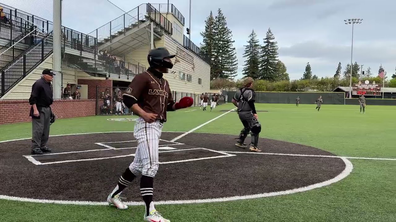 Roman Trinidad '24 - Outfield - Single, Steal 2nd, Steal 3rd, Score vs Mitty - March 12, 2024