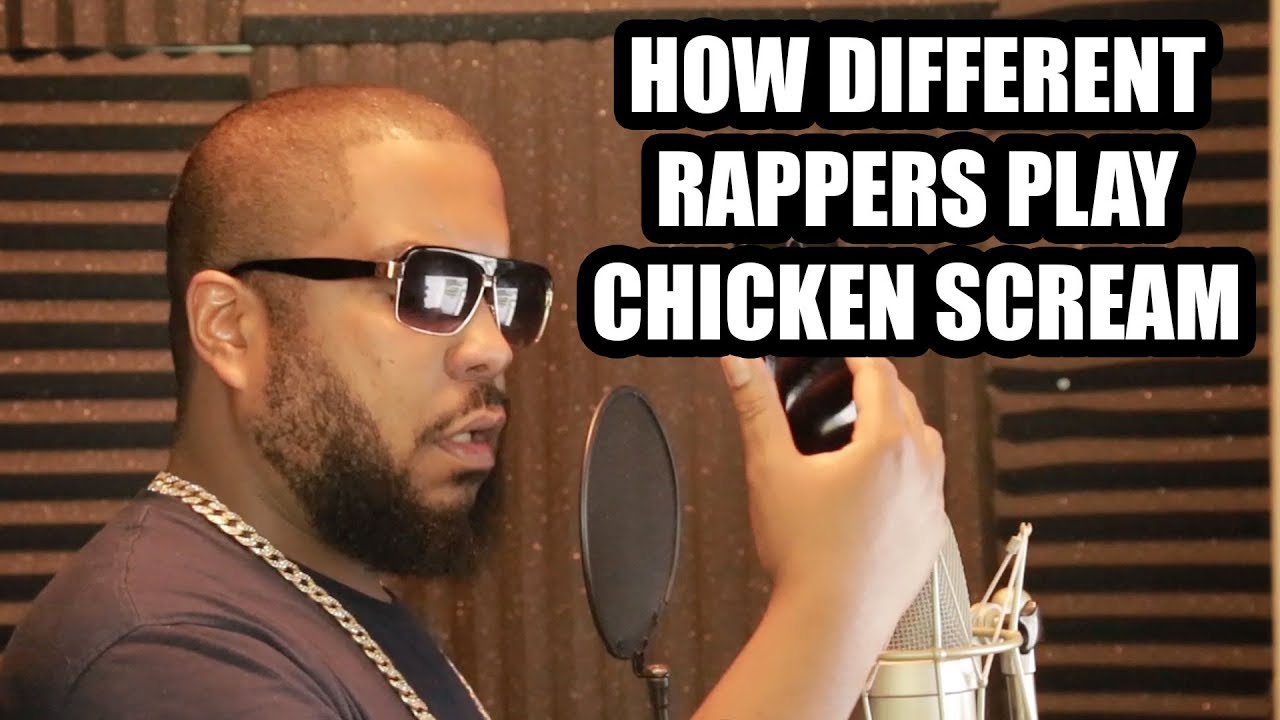 HOW DIFFERENT RAPPERS PLAY CHICKEN SCREAM (mobile app game)