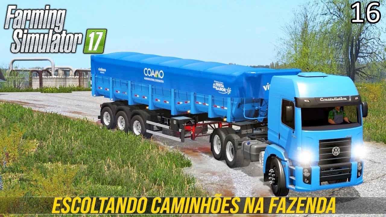 VENDENDO A COLHEITA DA SOJA | Farming Simulator 17 | Baldeykino - Episódio 16