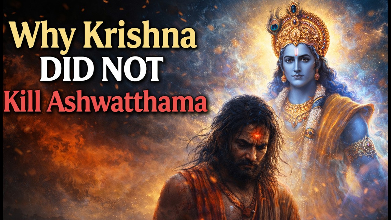 Why Krishna Refused to Kill Ashwatthama | The Eternal Curse of Mahabhara