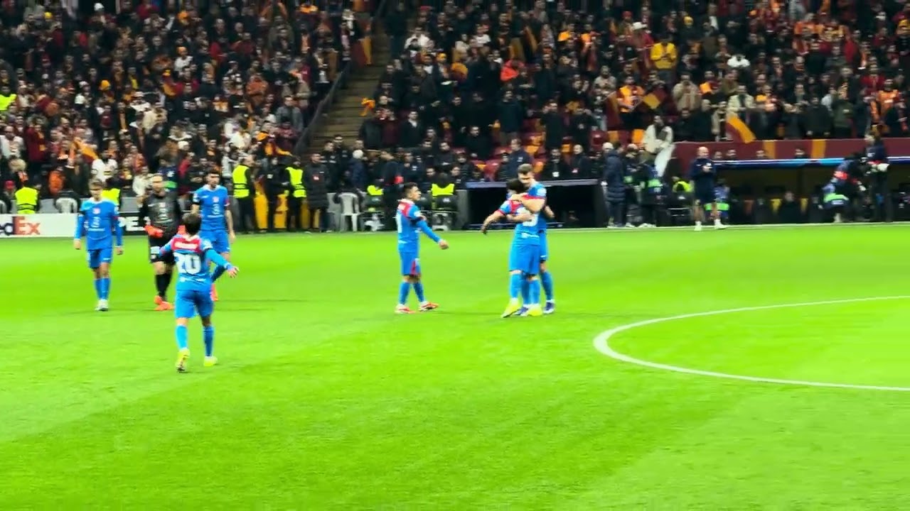 GALATASARAY-ATLETICO MADRID MAÇ ÖNÜ ISINMA, BAYRAK GÖSTERİSİ, UCL SEREMONİ VE İLK ÜÇLÜ (4K)
