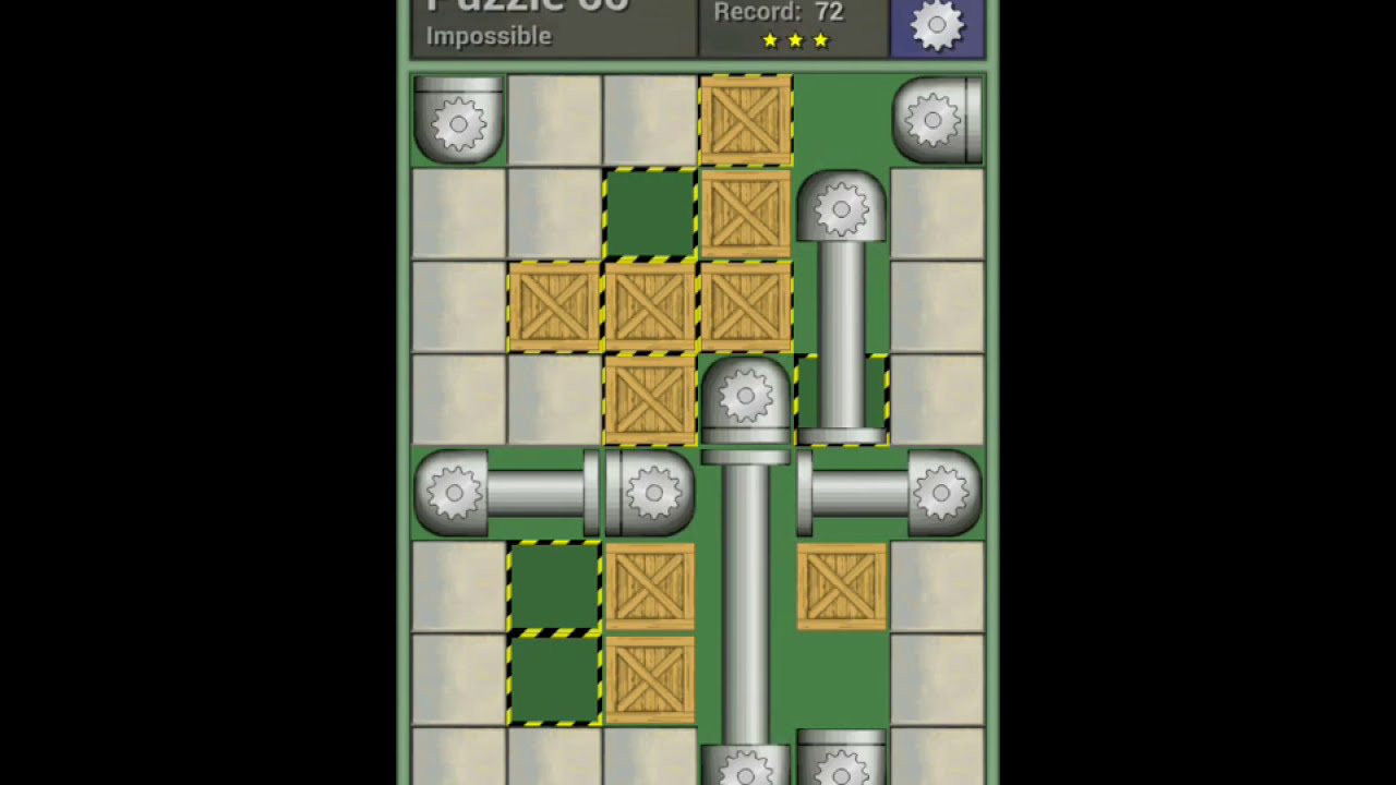 Pushing Machine (Impossible) Level Puzzle 66 - Perfect Solution